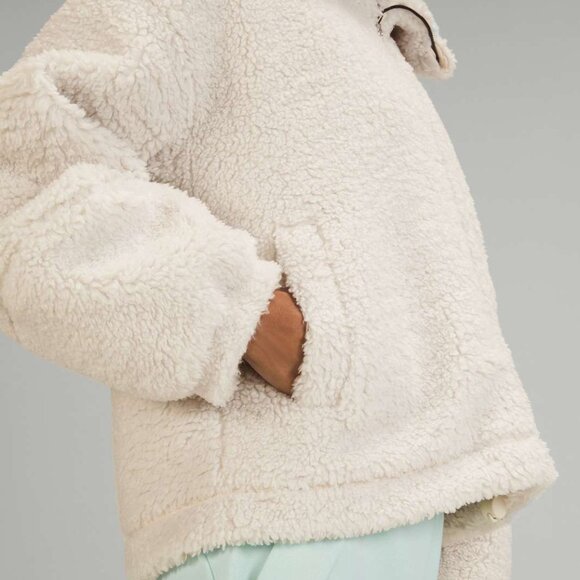 Lulu Lemon Cinchable Fleece Zip Up WHTO 4 - Picture 9 of 9